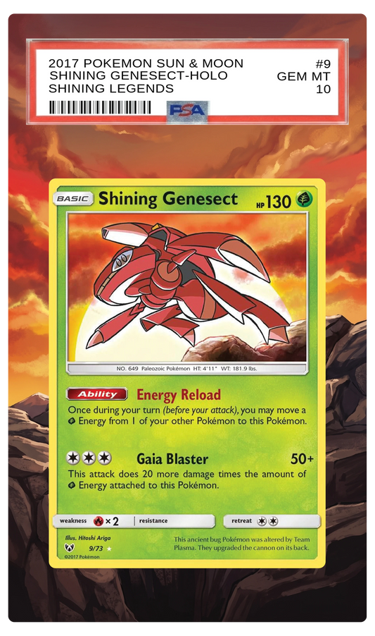 Shining Genesect - 9 Shining Legends Custom Extended Aura