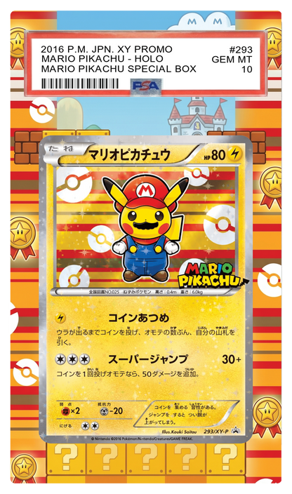 Mario Pikachu - 293 XYP Custom Extended Aura