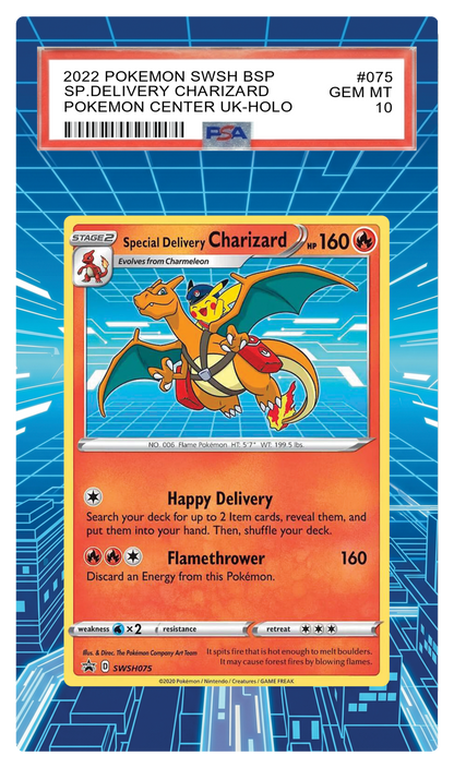 Special Delivery Charizard - SWSH075 SWSH Custom Extended Aura