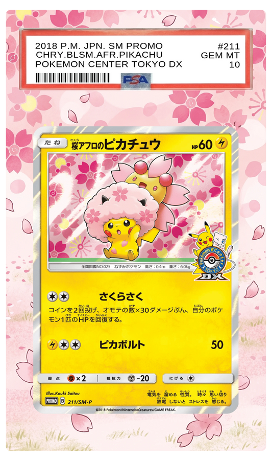 Cherry Blossom Afro Pikachu - 211 SMP Custom Extended Aura