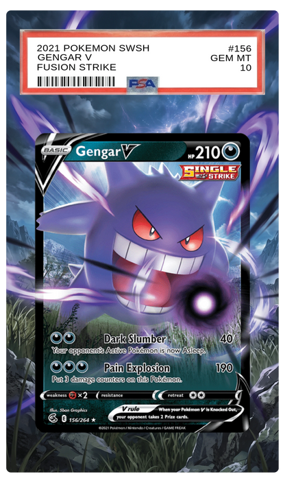 Gengar V - 156 FST Custom Extended Aura