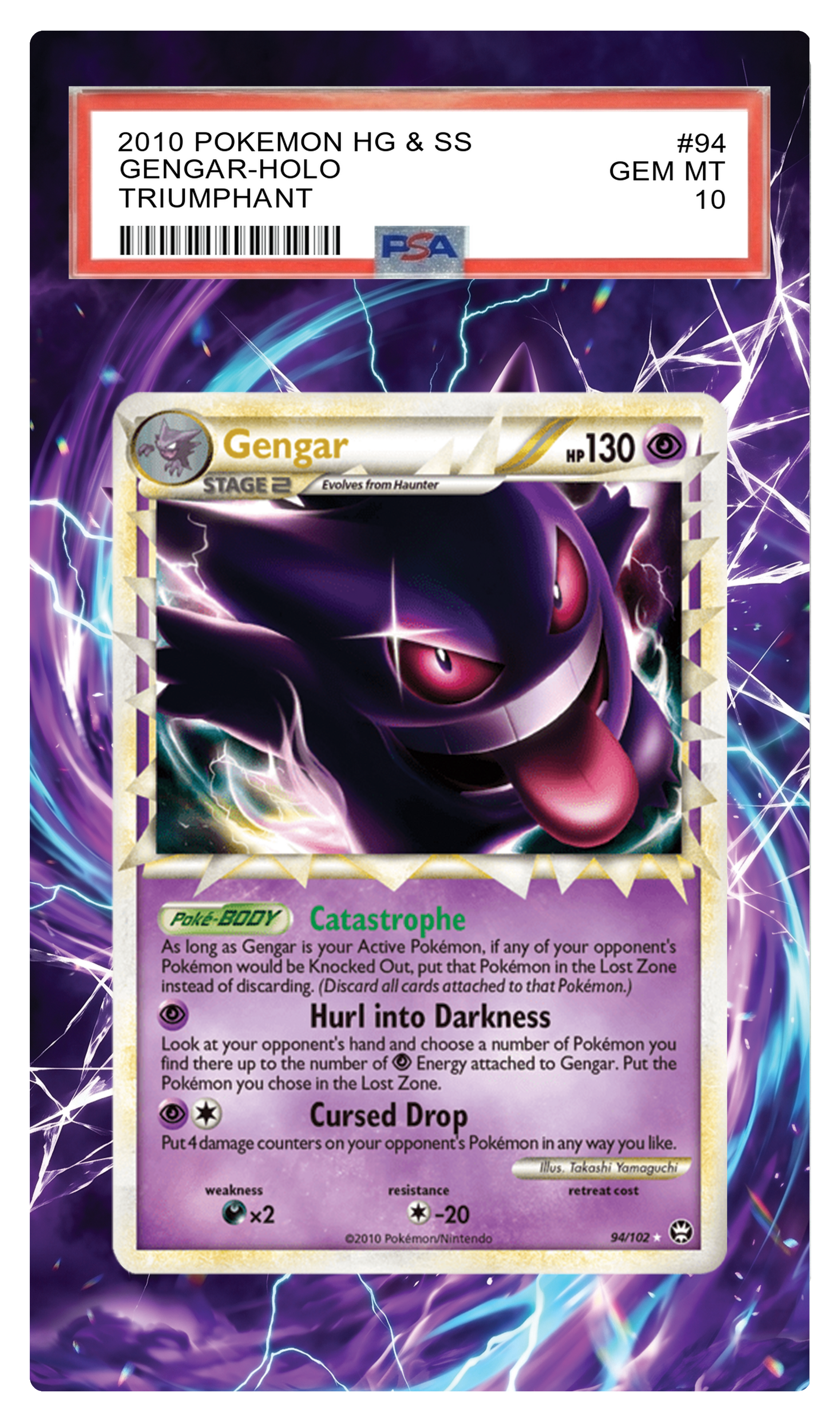 Gengar - 94 Triumphant Custom Extended Aura