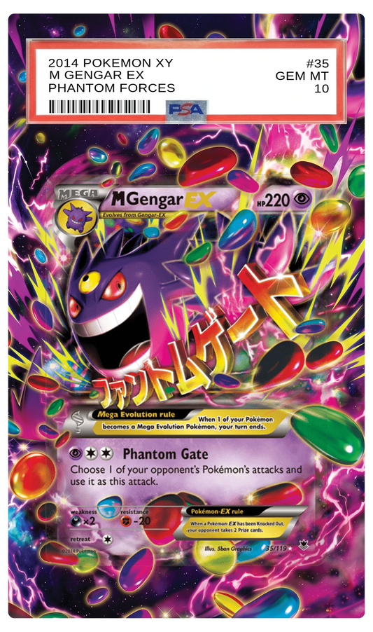 M Gengar EX - 35 XY Phantom Forces Custom Extended Aura