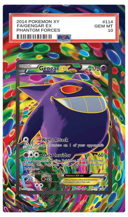 Gengar EX - 114 XY Phantom Forces Custom Extended Aura