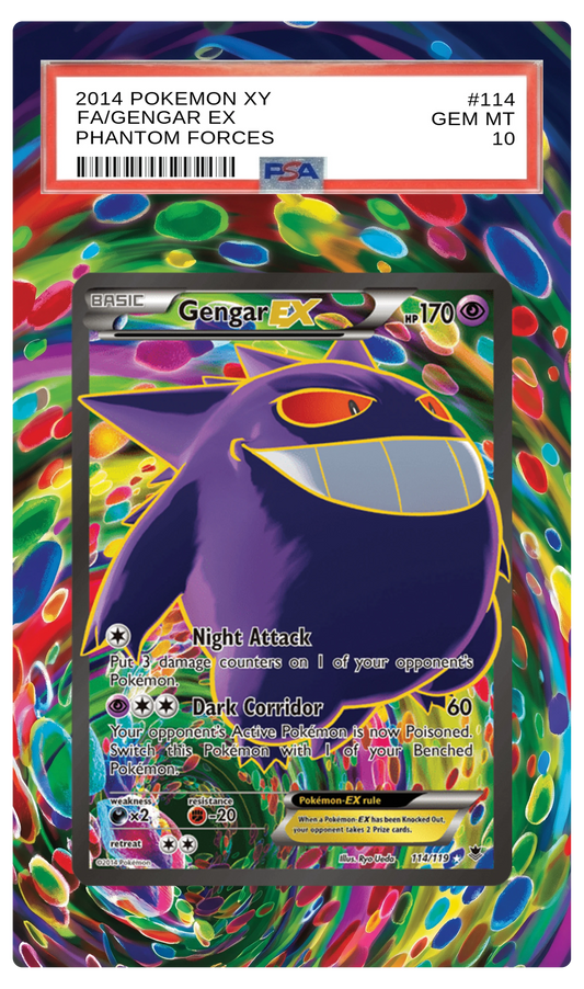 Gengar EX - 114 XY Phantom Forces Custom Extended Aura