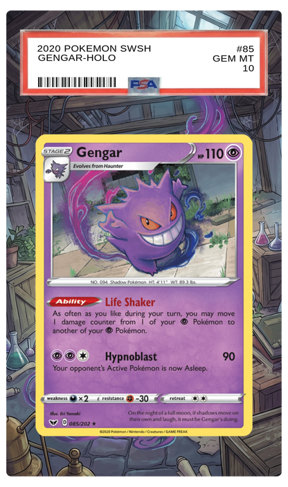 Gengar - 85 Black Star Custom Extended Aura