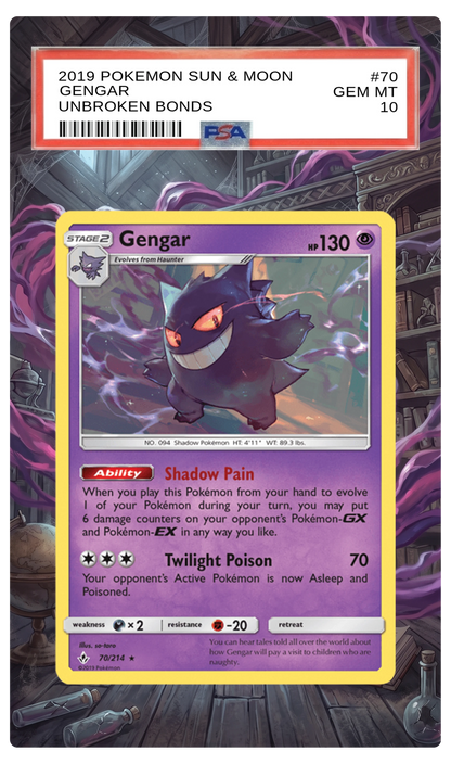 Gengar - 70 Unbroken Bonds Custom Extended Aura