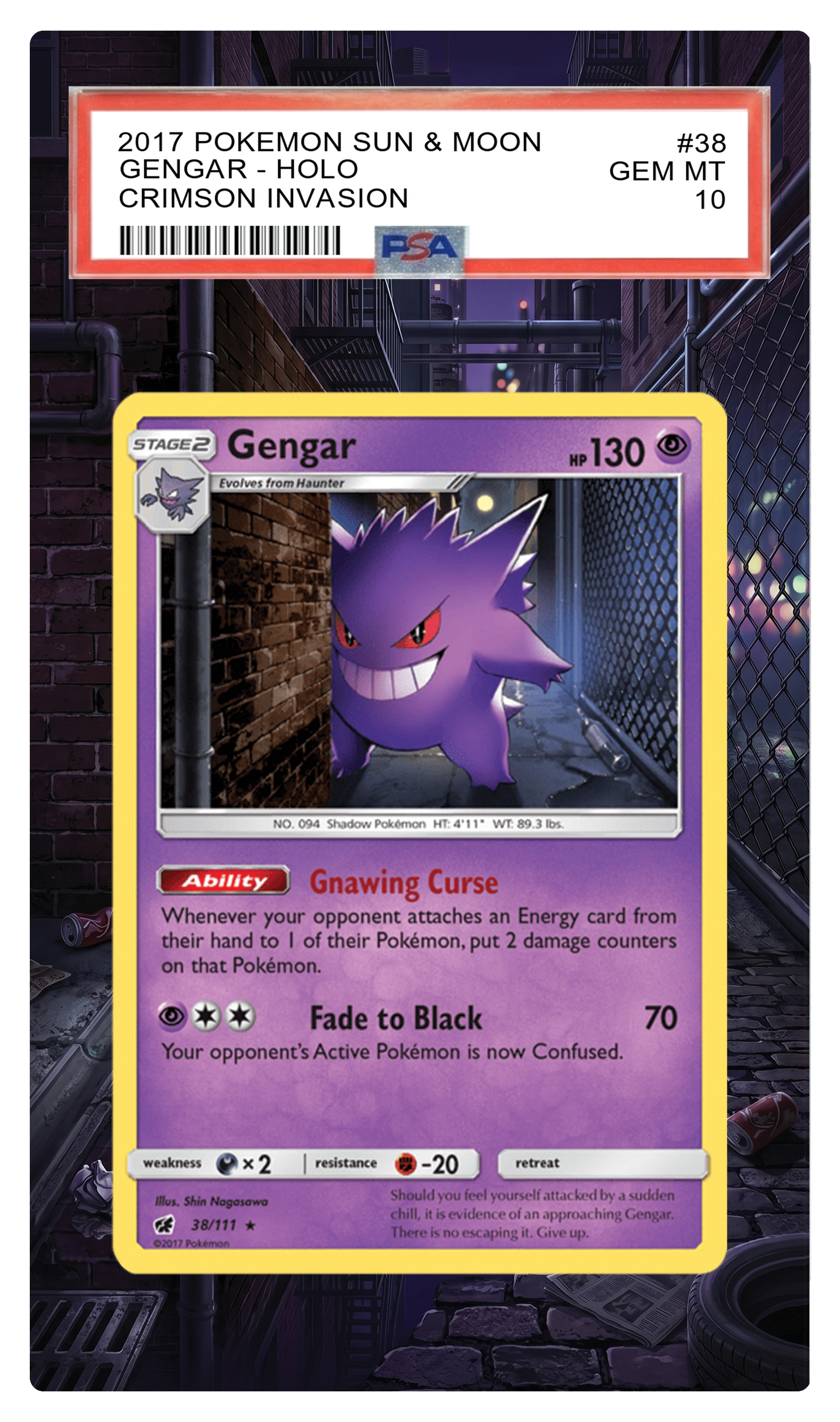 Gengar - 38 CIN Custom Extended Aura
