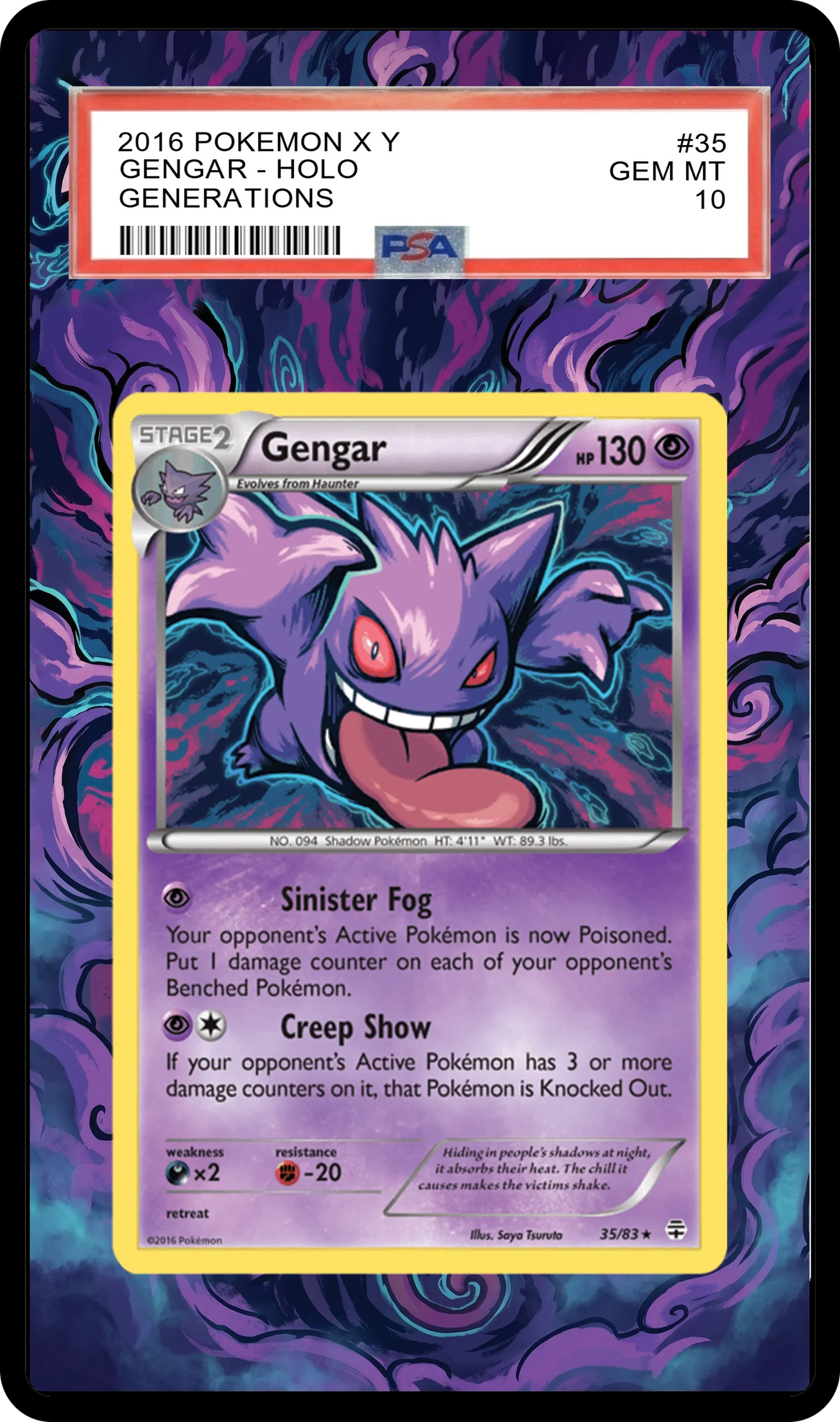Gengar - 35 GEN Custom Extended Aura