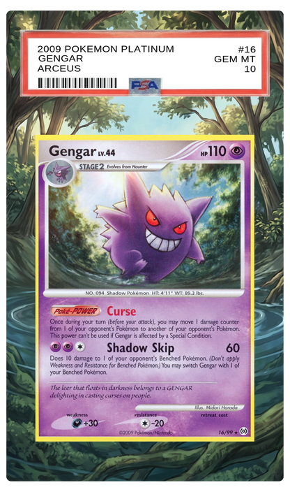 Gengar - 16 Platinum: Arceus Custom Extended Aura