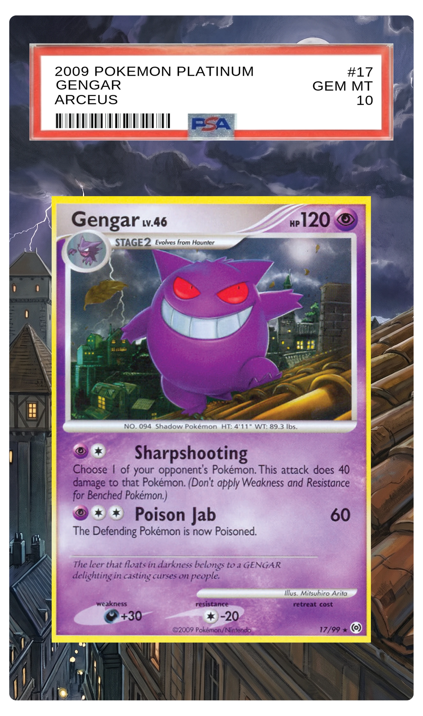 Gengar - 17 Platinum: Arceus Custom Extended Aura