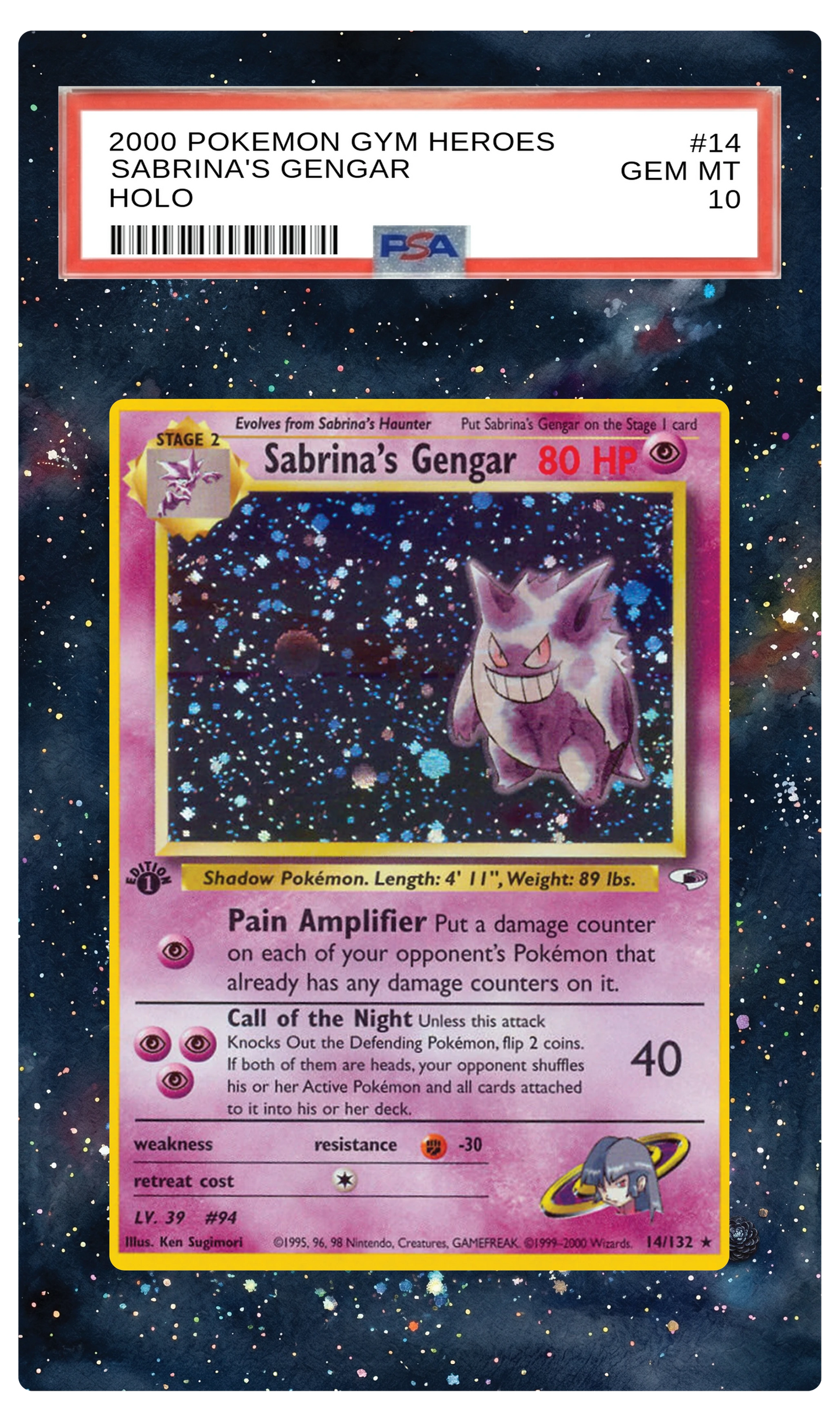 Sabrina's Gengar - 14 Gym Heroes Custom Extended Aura