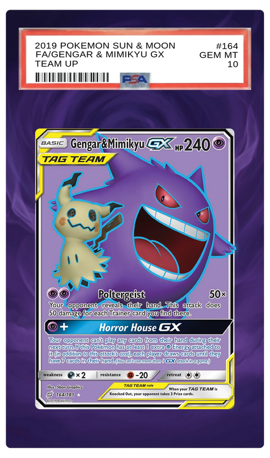 Gengar & Mimikyu GX - 164 TEU Custom Extended Aura