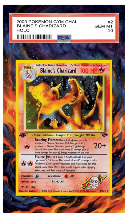 Blaine's Charizard - 2 Gym Challenge Custom Extended Aura