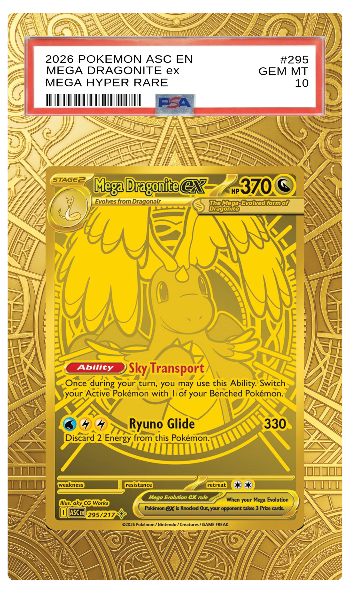 Mega Dragonite ex - 295 ASC Custom Extended Aura