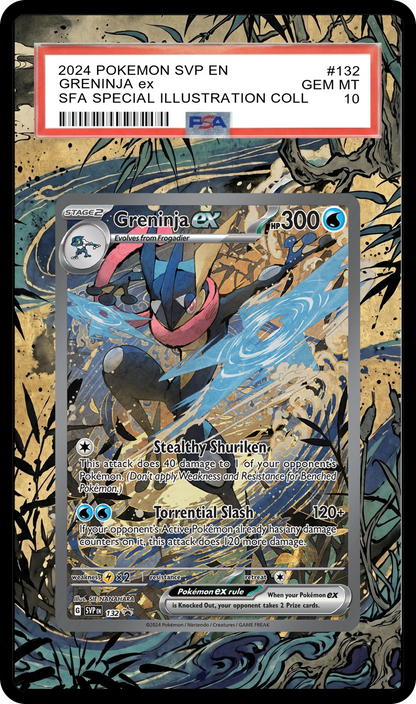 Greninja ex - 132 SVP Custom Extended Aura