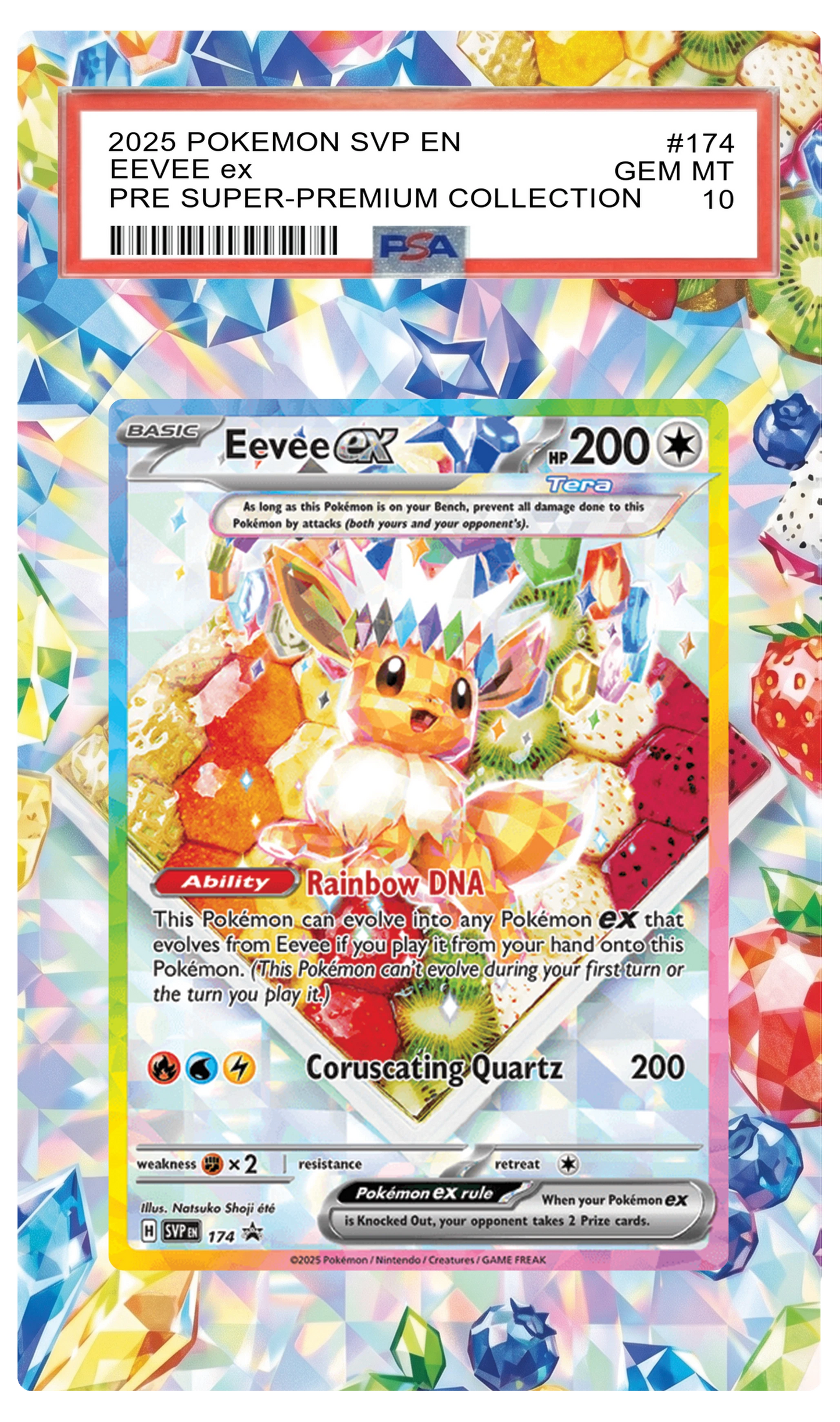 Eevee ex - 174 SVP Custom Extended Aura