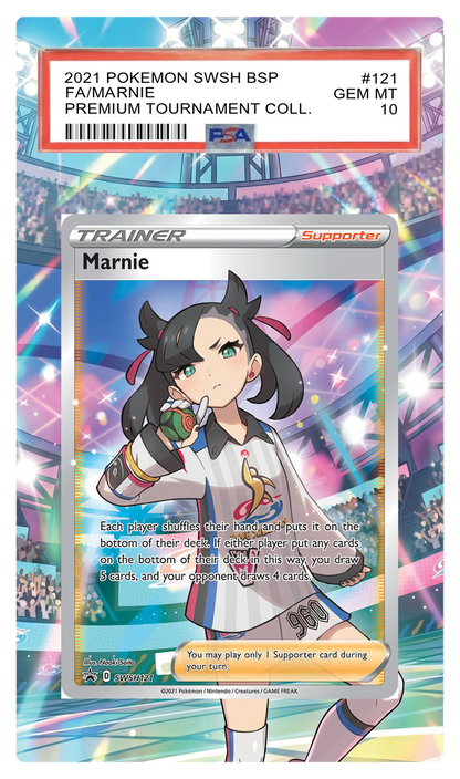 Marnie - SWSH121 Black Star Custom Extended Aura