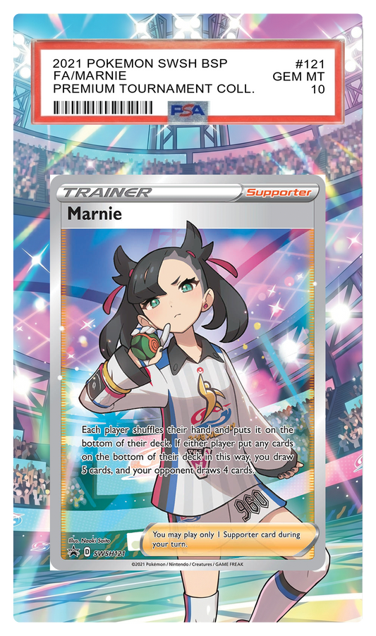 Marnie - SWSH121 Black Star Custom Extended Aura