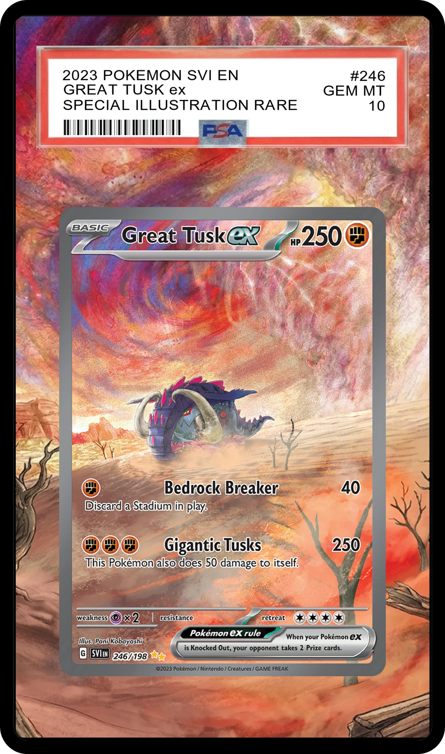 Great Tusk ex - 246 SVI Custom Extended Aura