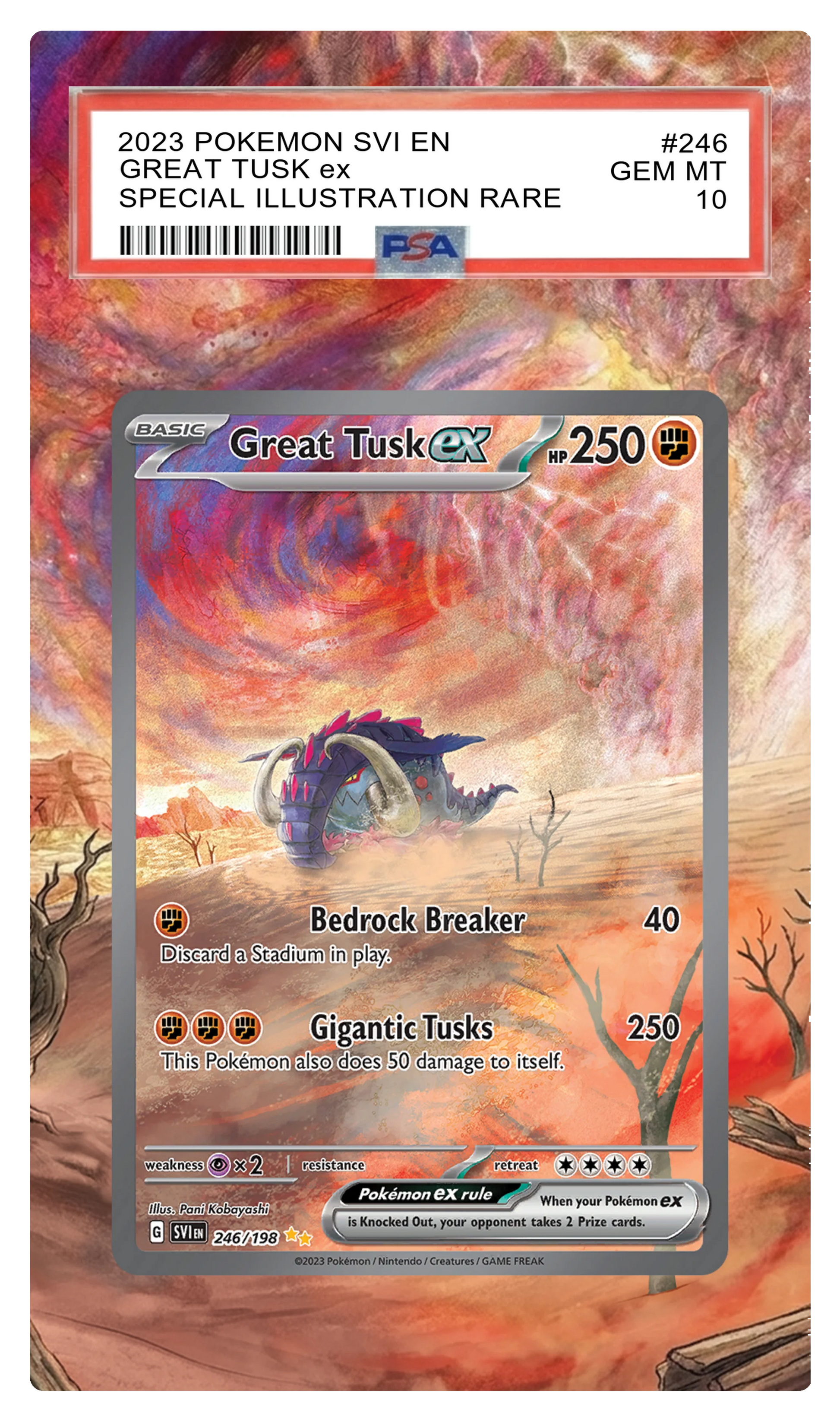 Great Tusk ex - 246 SVI Custom Extended Aura