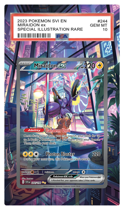 Miraidon ex - 244 SVI Custom Extended Aura