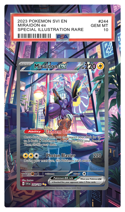 Miraidon ex - 244 SVI Custom Extended Aura