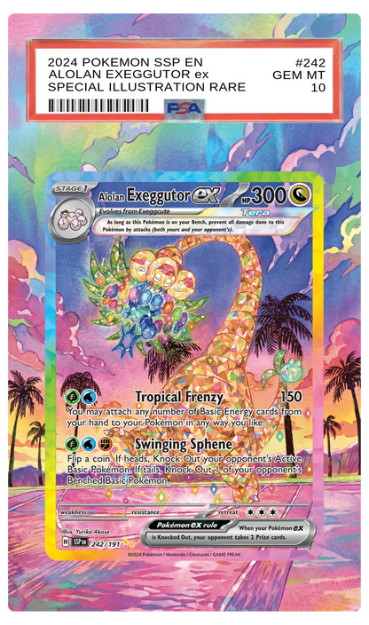Alolan Exeggutor ex - 242 SSP Custom Extended Aura