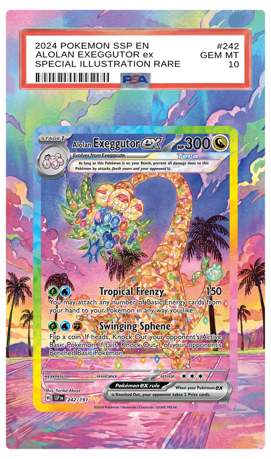 Alolan Exeggutor ex - 242 SSP Custom Extended Aura