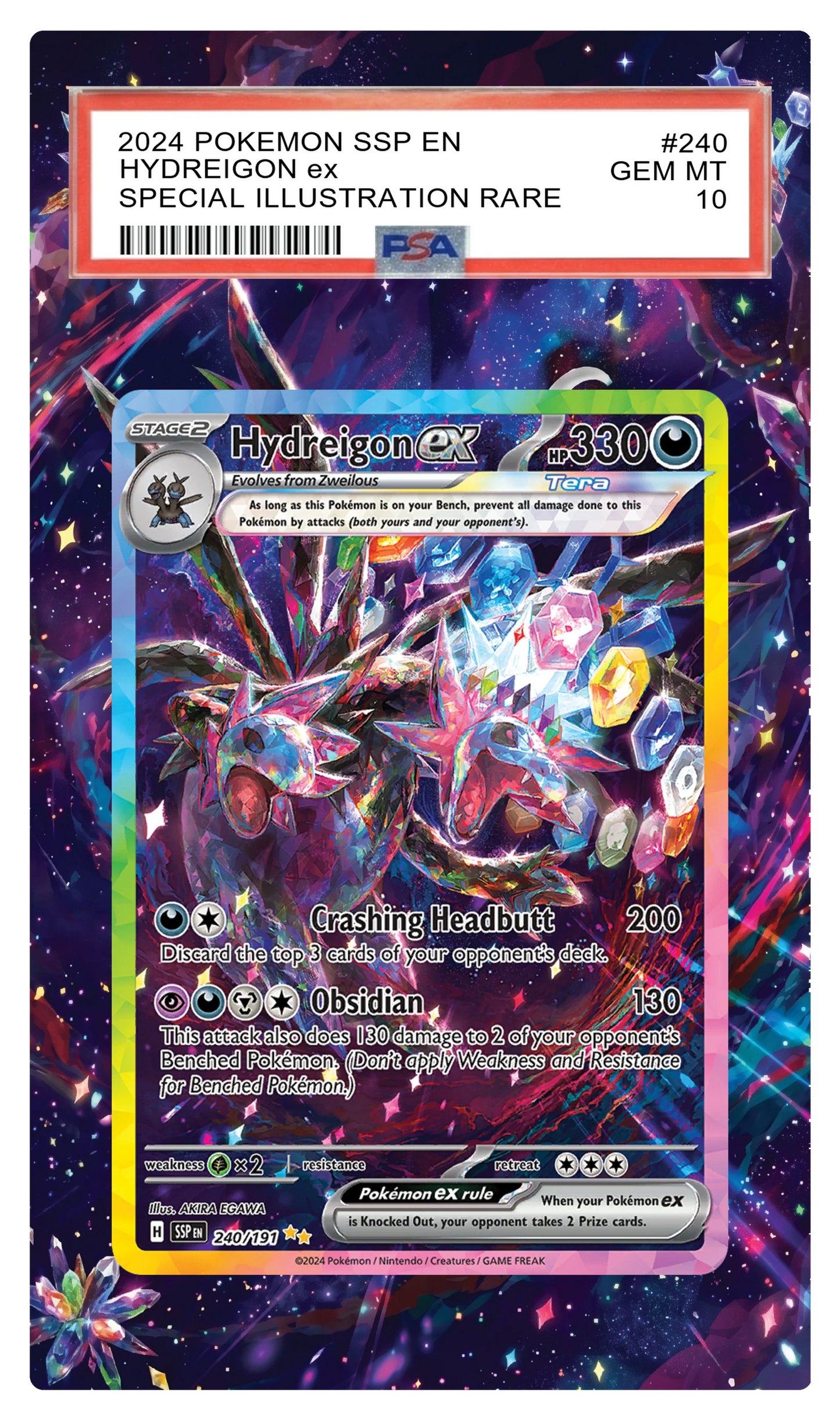 Hydreigon ex - 240 SSP Custom Extended Aura