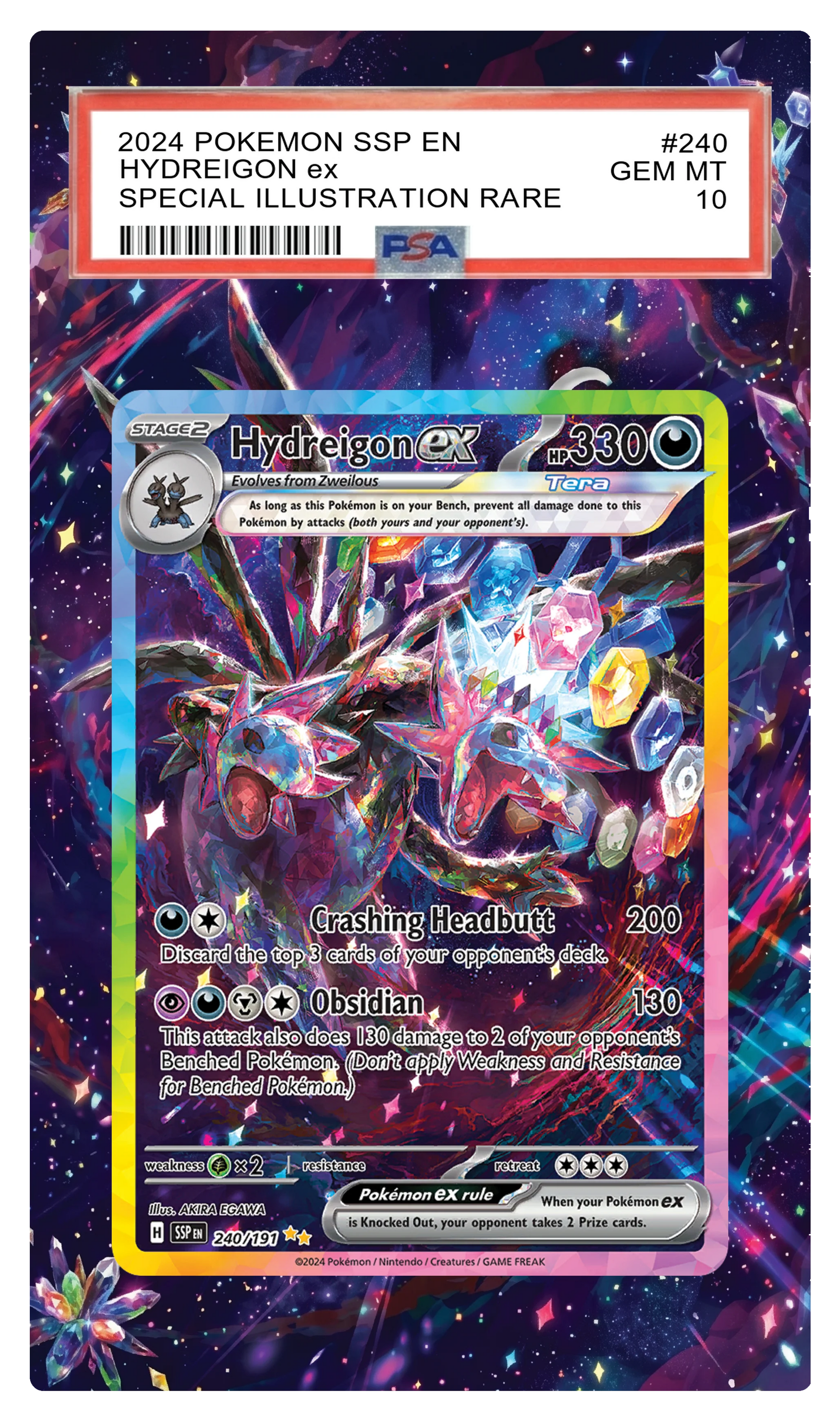 Hydreigon ex - 240 SSP Custom Extended Aura