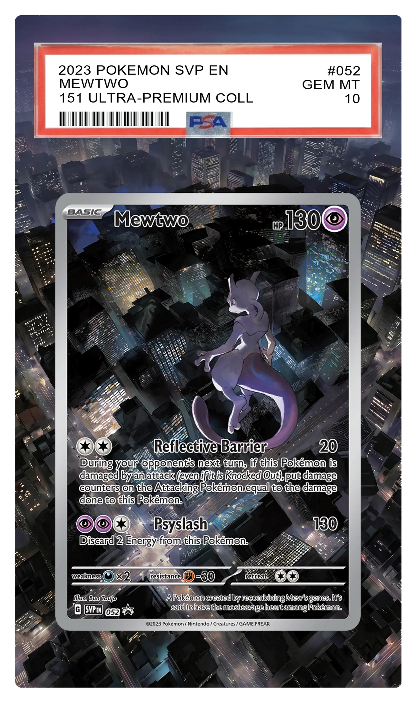 Mewtwo - 52 SVP Custom Extended Aura