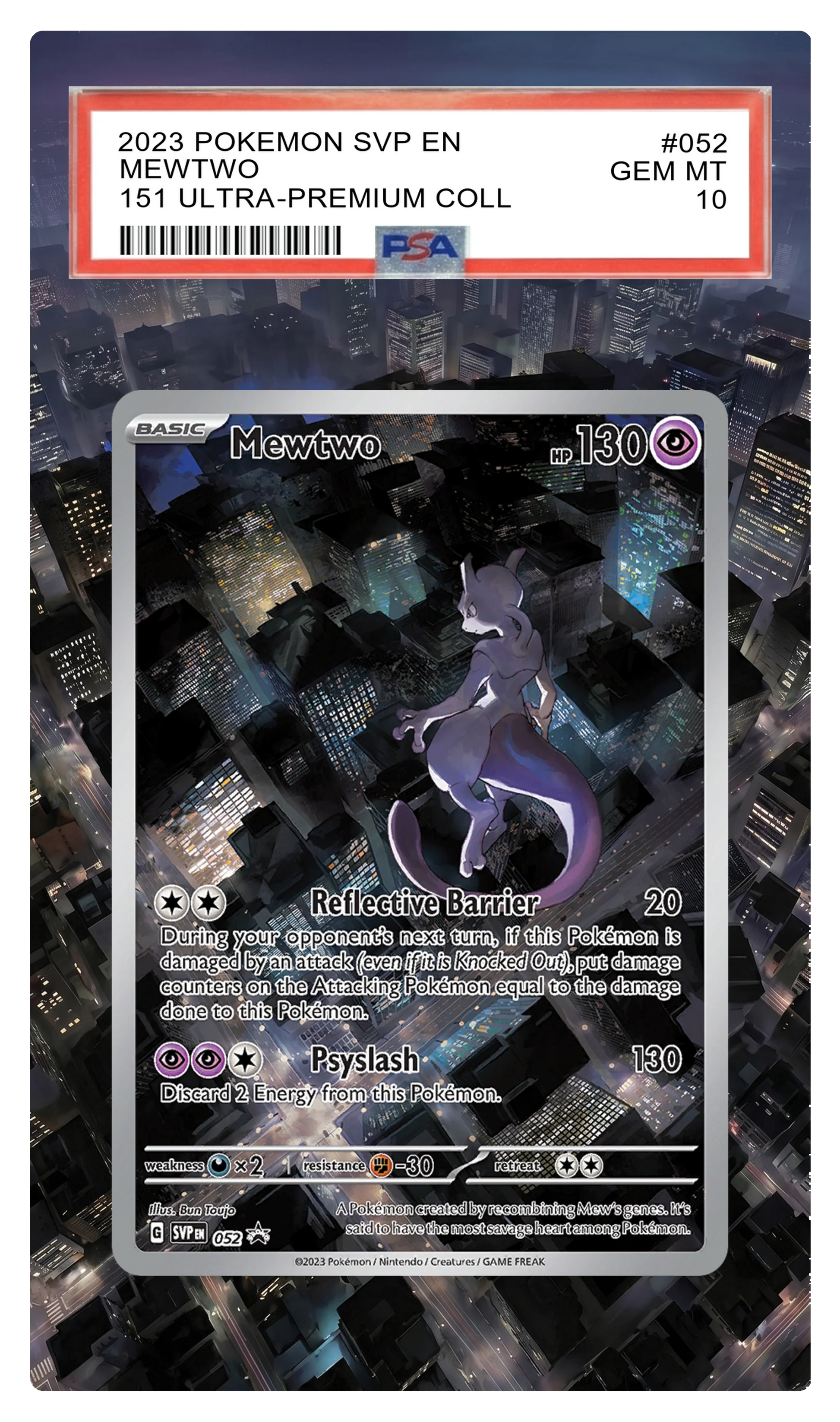 Mewtwo - 52 SVP Custom Extended Aura