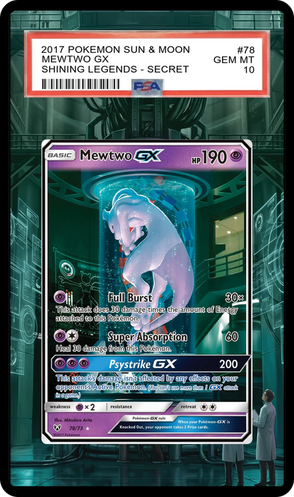 Mewtwo GX - 78 SIG Custom Extended Aura