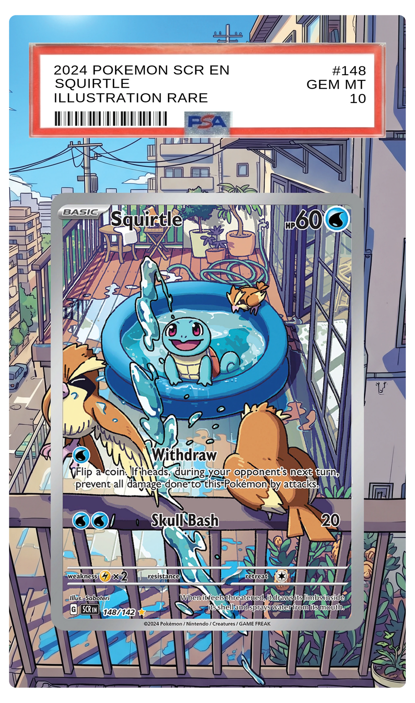 Squirtle - 148 SCR Custom Extended Aura