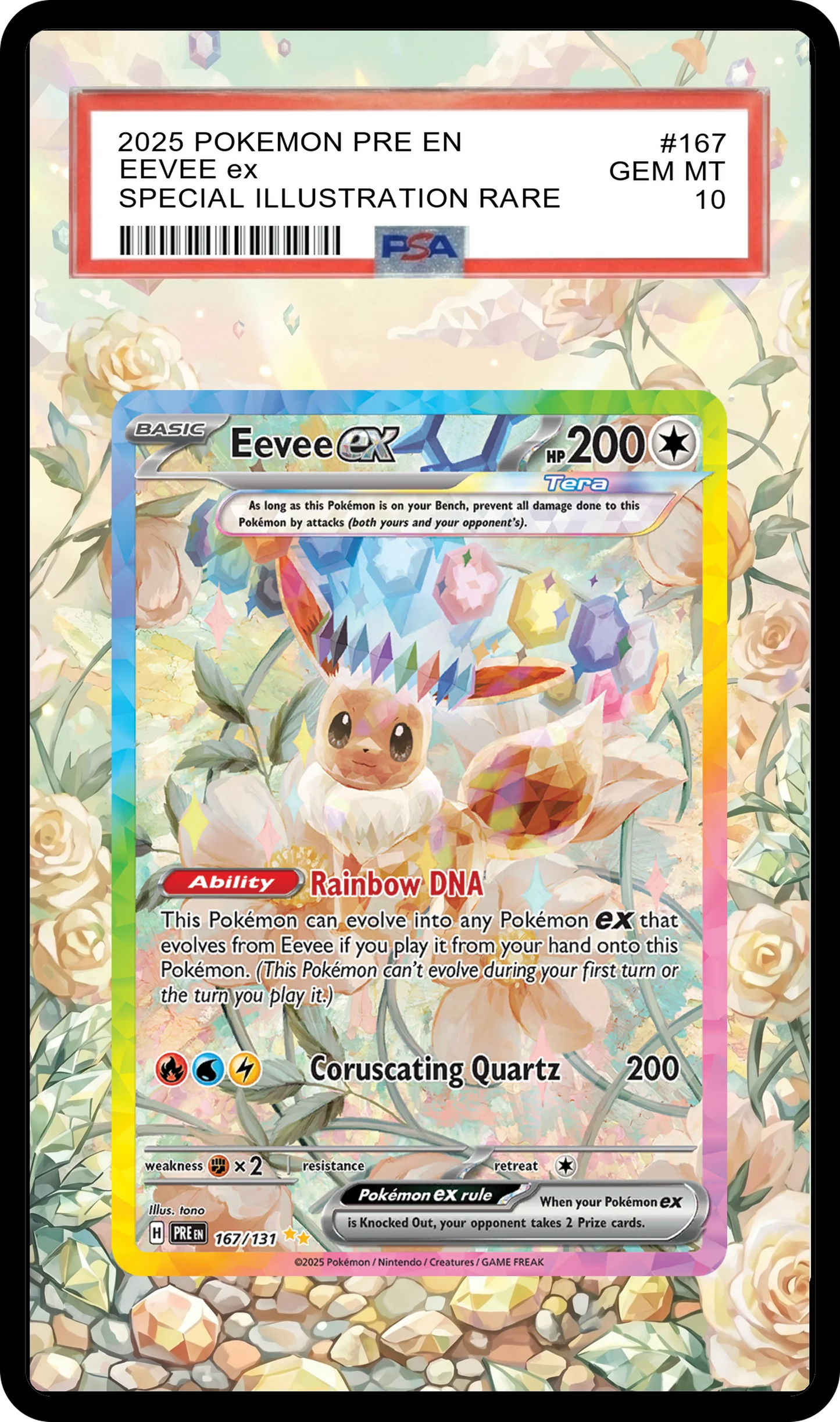 Eevee ex - 167 PRE Custom Extended Aura