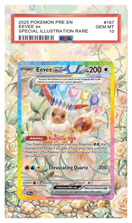 Eevee ex - 167 PRE Custom Extended Aura