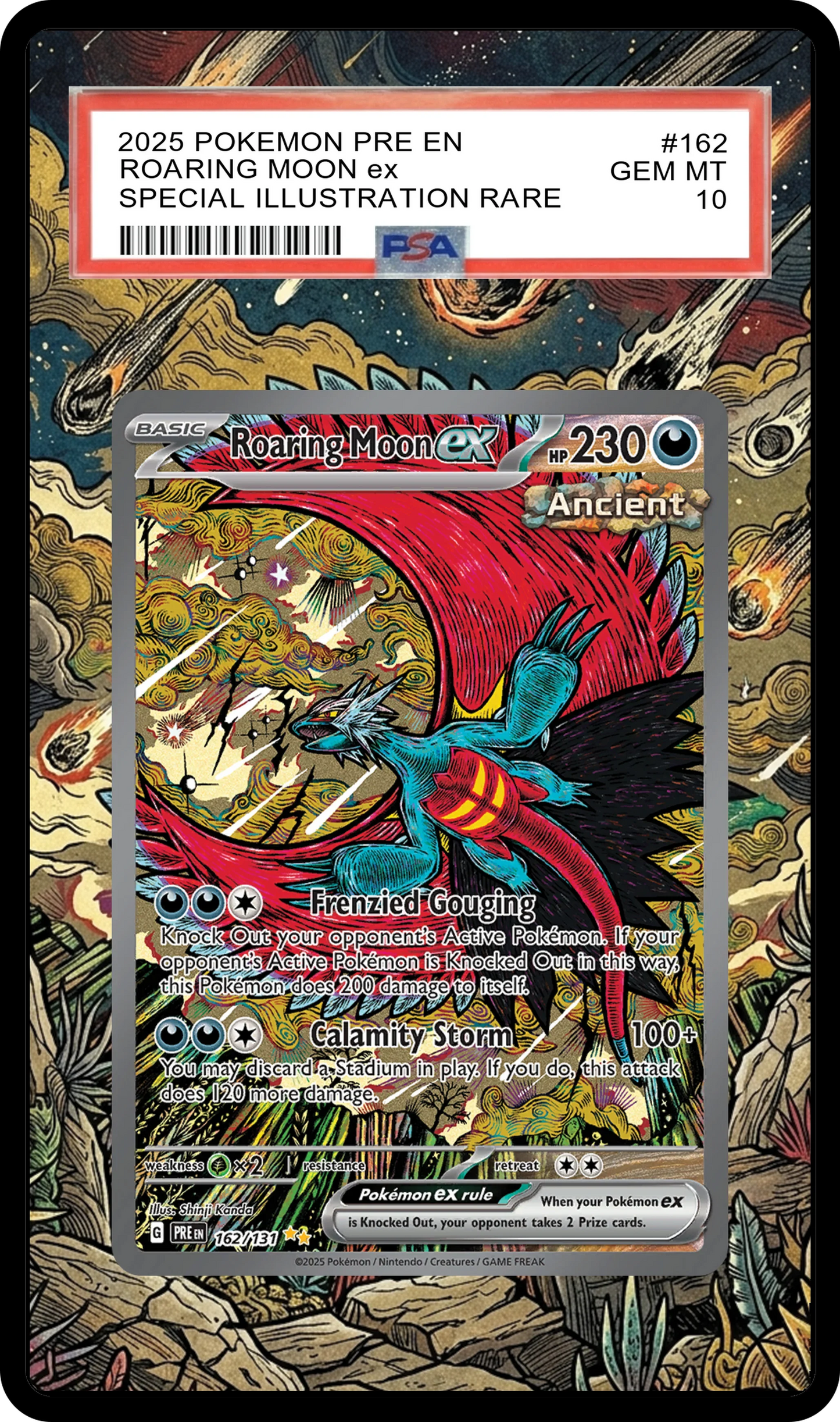 Roaring Moon ex - 162 PRE Custom Extended Aura