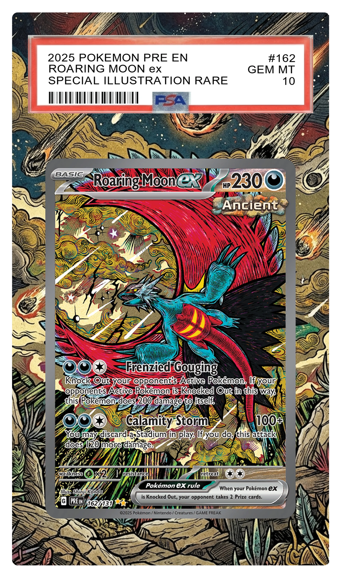 Roaring Moon ex - 162 PRE Custom Extended Aura