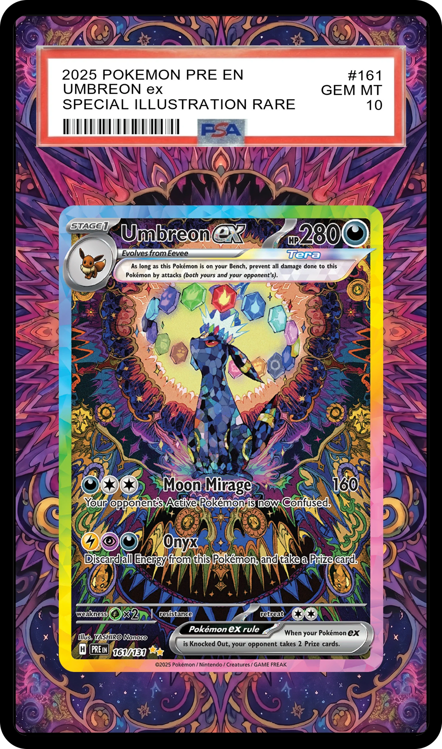 Umbreon ex - 161 PRE Custom Extended Aura