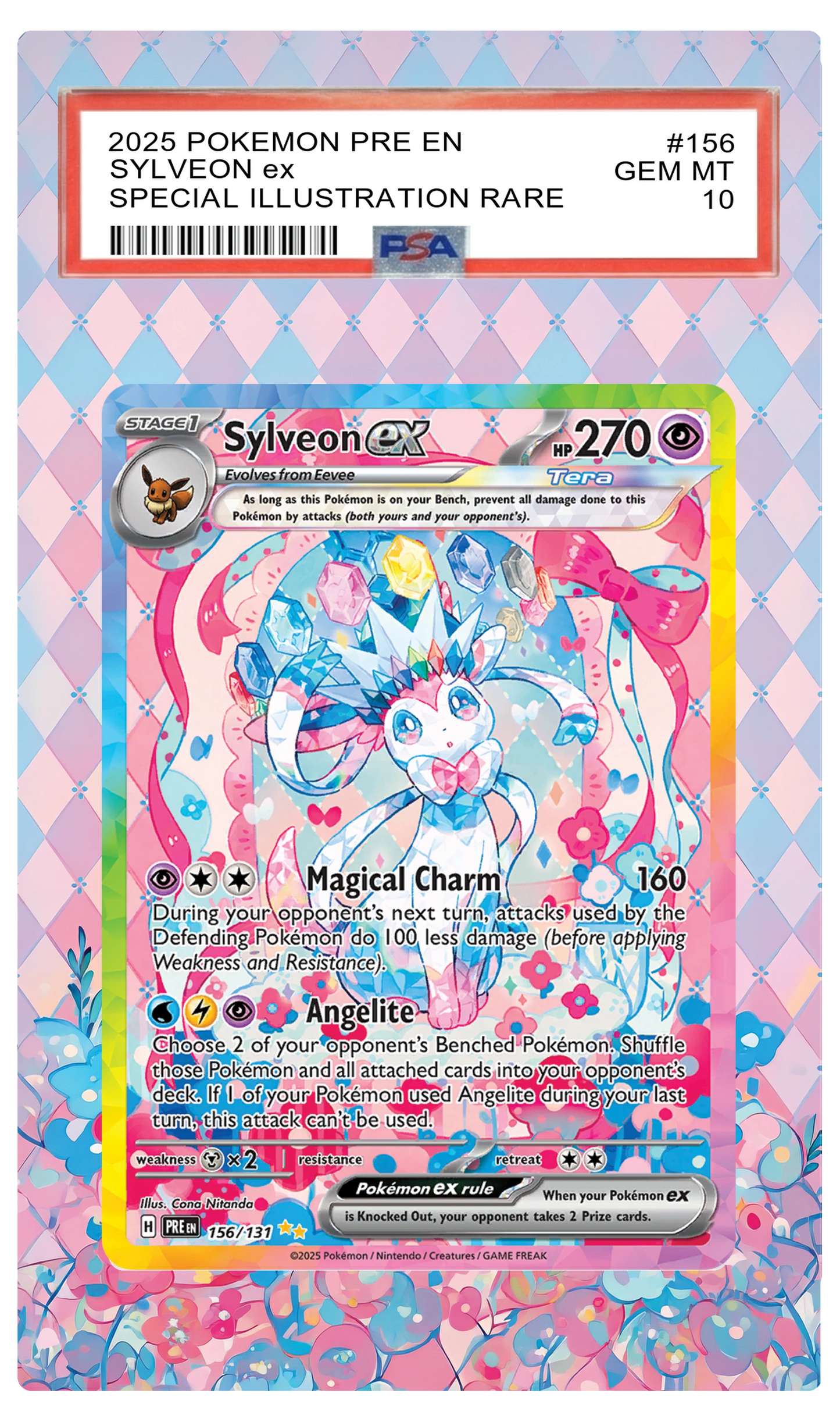 Sylveon ex - 156 PRE Custom Extended Aura