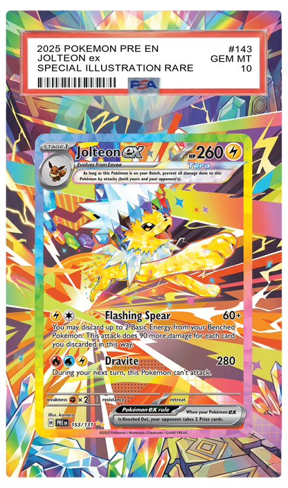 Jolteon ex - 153 PRE Custom Extended Aura