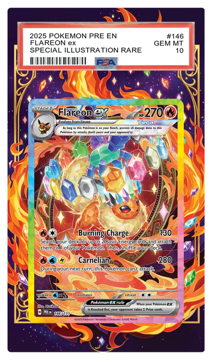 Flareon ex - 146 PRE Custom Extended Aura