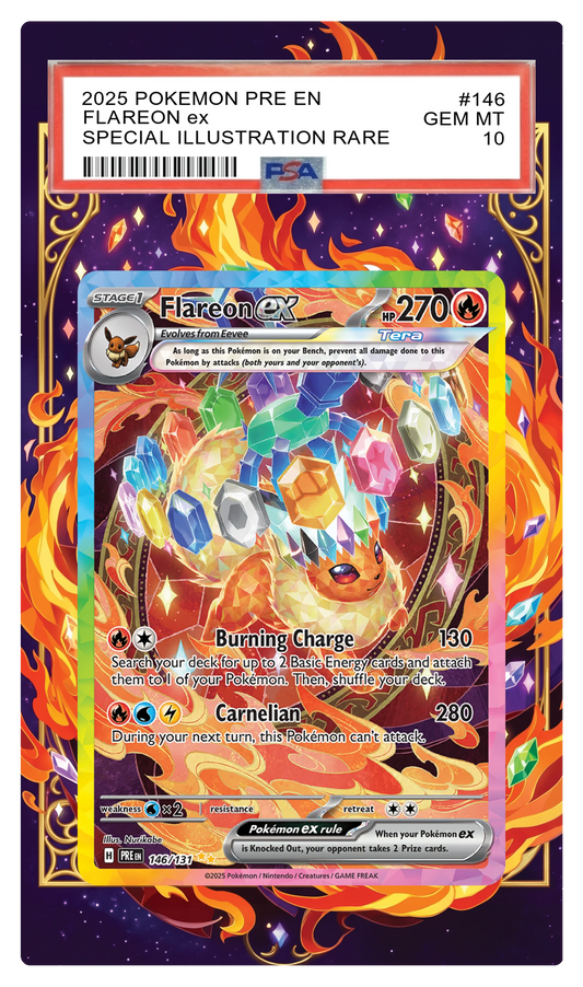 Flareon ex - 146 PRE Custom Extended Aura
