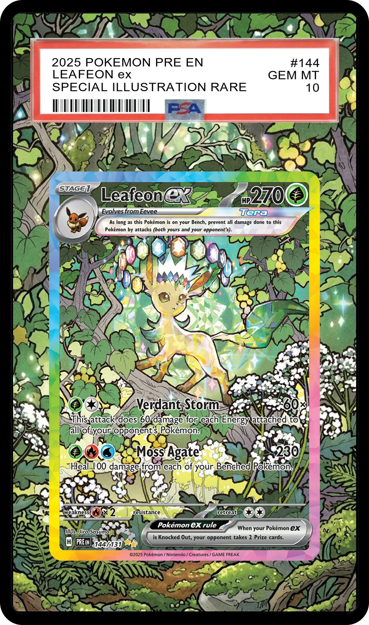 Leafeon ex - 144 PRE Custom Extended Aura