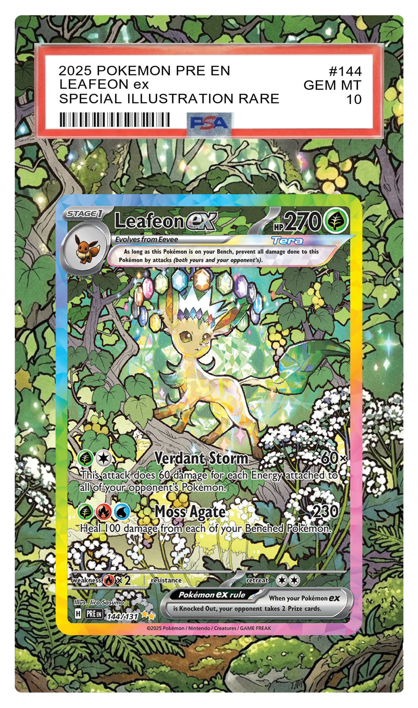 Leafeon ex - 144 PRE Custom Extended Aura
