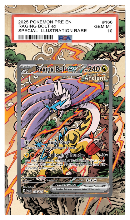 Raging Bolt ex - 166 PRE Custom Extended Aura