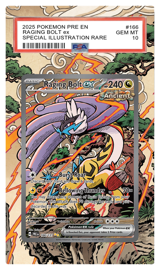 Raging Bolt ex - 166 PRE Custom Extended Aura