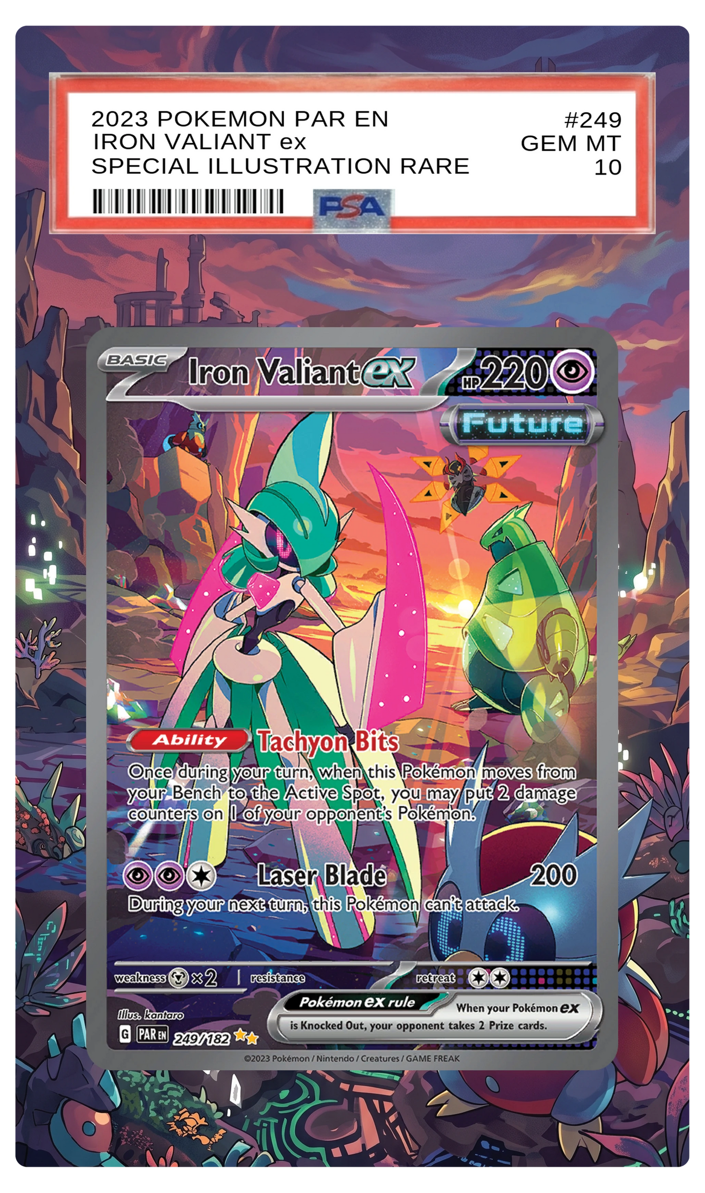 Iron Valiant ex - 249 PAR Custom Extended Aura