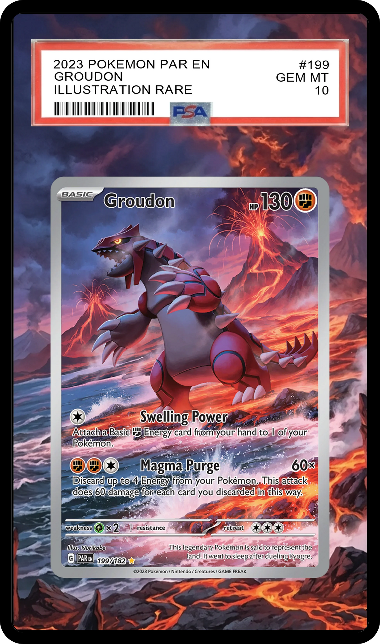 Groudon - 199 PAR Custom Extended Aura